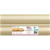 Olivia Teglia baguette 2 posti 16x38,5x 2,5cm antiaderente forata in acciaio al carbonio