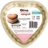 Olivia Teglia forno a cuore 12,5x2,7cm antiaderente in acciaio al carbonio