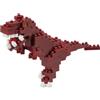 BANDAI - Nanoblock - Figurina di Dinosauro Tyrannosaurus - Mini Figurina 170 pezzi - Gioco di costruzione figura T-Rex - Kit Costruzione Giocattolo Bambino 12 anni e + Adolescenti Adulti - NBC111