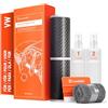 Luxshield Battitacco Auto Antigraffio Pellicola per VW Touareg 3 (III) CR7 I 2018-2026 - Protezione Accessori Tuning Portiera - Carbonio Nero