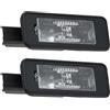 YINETTECH Coppia di Lampade Targa Posteriori 6340G3 Compatibile con Peugeot 208 2008 308 3008 508 5008