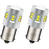 SOFOC 1156 BA15S Lampadina LED Bianco Freddo Luce Retromarcia/DRL Con Lente Condensatore 6V 12V 24V Fit AC/DC 6-36V 1000LM 400% Più Luminoso di Alogena P21W 15SMD 2Pcs