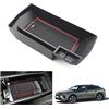 GAFAT Compatibile con Citroen DS 4 II 2021-2025 2026 Vano Portaoggetti Console Centrale, DS4 2024 Braccioli Organizer Vassoio, Contenitore Bracciolo Centrale, DS 4 2025 Accessori (Rosso)