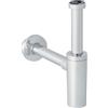 GEBERIT SIFONE GEBERIT 151.035.21.1 CON TUBO AD IMMERSIONE PER LAVABO SCARICO ORIZZONTALE