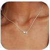 Chriscoco Collana Iniziale con Ciondolo Lettera A-Z Argento 925 Donna Ragazza - Cuore in Argento/Oro con Portagioie