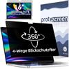 Protescreen Filtro privacy per MacBook Pro 16 2021-2026 | M1 M2 M3 M4, pellicola protettiva per la privacy a 360°, antiriflesso, luce blu, per Mac e laptop, filtro privacy a 4 vie