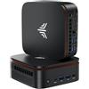 NiPoGi Pinova P1 Mini PC ΑΜD 4300U(Max 3.7GHz, 4C/4T, Migliore 3500U/N150/N97),16GB DDR4 1TB SSD Desktop Computer, Triplo Display DP 1.4+HDMI 2.0+USB3.2 Type-C 4K@60Hz/WiFi 5/BT4.2 Radeon Graphics