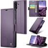 Idhiem Flip Libro Wallet Cover per Samsung Galaxy A26, Viola | Pelle PU Premium, Custodia Portafoglio Flip Libro, Blocco RFID, Slot per Carte, Antiurto Wallet Cover, Funzione Supporto