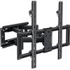 HILLPORT Supporto TV Parete Universale Staffa Porta TV da Parete Girevole Estendibile Supporto per Montaggio 55-100 Pollici, Max VESA 800x600mm, Supporto Resistente 80 kg, DY999