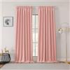 Joydeco Tende Oscuranti per Interni con Fettuccia 2 Pezzi L 132 x A 245 CM, Tende Termica Isolante Freddo e Caldo per Finestra Binario Camera da Letto e Soggiorno, Rosa Fantasia