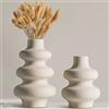 kogxscej 2 vasi rotondi in ceramica beige per decorazione moderna della casa boho vaso per casa colonica matrimonio sala da pranzo ufficio centrotavola