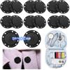 PANYI 6 Paia di Bottoni Magnetici 26 mm Bottoni Magnetici Rotondi, Grandi Magneti per Abiti Neri con Scatola da Cucitos blu Adatti per Lavori di Cucito fai da te,Abbigliamento,Borse,Artigianato,Cucito