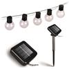 Suprema, Catena Luminosa Esterno Solare 5m, 20 Luci LED, Pannello Solare, Giochi di Luce, Sensore Crepuscolare, USB-C, IP44, Autonomia 6-8 Ore
