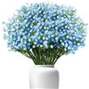 Roosea 6Pcs Gypsophila Fiori Artificiali Nebbiolina Finta per Decorazioni per Bouquet da Sposa Decorazioni Artigianali per la Casa
