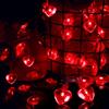 KATELUO Catena Luminosa a Forma di Cuore, 3 Metri Luci di Stringa di Cuore Lucine LED Decorative a Batteria, LED Stringa Luci a Batteria, Fairy Lights per San Valentino, Matrimoni, Anniversari