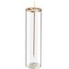 Gurtt Porta incenso per bastoncini con raccoglitore di cenere in vetro staccabile, bruciatore di incenso per meditazione, yoga e relax in casa.