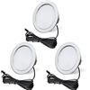 URing 3 x Faretti Led da Incasso a Soffitto 12V, Faretti da Soffitto LED integrati 3,5W 300LM 4000K Bianco neutro, dimmerabili Faretti da Incasso luci ultrasottili per Camper, con cavo da 2M, Cromo