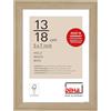 DEHA Design cornice per foto, 13 x 18 cm, legno, Rovere, cornice per fotoper posizionarein formato verticale e orizzontale, vetro sintetico, Fontana