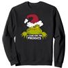 Dr. Seuss Grinch - I Came for The Presents Felpa, Unisex per Adulti, Blu Reale, L
