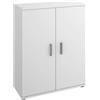 Dekit Armadio multiuso bianco 60 cm con due ante e un ripiano