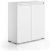 Terraneo Mobile multiuso 2 ante 3 ripiani 80x37x102 cm vari colori Bianco