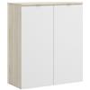 Dekit Mobile basso in rovere e bianco 2 ante 79x40x96 cm