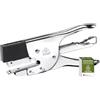 ROMEO MAESTRI Cucitrice A Pinza Professionale Primula 12 SKU 126/128 - Acciaio, 30fg, 56mm ProfonditÃ , 400 Punti Oro