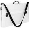 Pryma Valigetta Porta Documenti in Polipropilene con Manico e Tracolla - 56x36x6 cm - 2 Chiusure a Clip, Leggera e Resistente