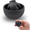 Steemjoey Infinite Flip Funny Sensory Fidget Toy, Fidget Giocattoli, Palla Giocattolo 3D con Punta delle Dita Che Allevia l'ansia per Bambini Adulti con ADHD e Autismo - Nero