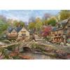 Schmidt Spiele 58629 Sommer in Cobblestone Village, Thomas Kinkade, 2000 Stück Puzzle