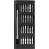 KUEEA 24 In 1 Kit Cacciavite Di Precisione, Mini Cacciavite Per Orologi, Occhiali E Elettronica, Con Bit Rivestiti In Zinco