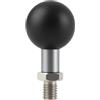 JiaHeHe Adattatore a sfera da 1 pollice, M8 x 1,25, adattatore a sfera Ram, compatibile con RAM Mounts B, braccio a doppia presa, per bicicletta e moto, supporto per cellulare