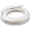 Boxonly Tubo in gomma siliconica, tubo in silicone bianco 4 mm ID 8 mm OD 15,3 m tubo in silicone per uso alimentare per pompa di trasferimento 15,3 m