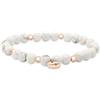Tamaris Berads Bracelet - grigio - con sfere di metallo, acciaio inox IP oro rosa