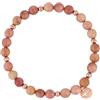 Tamaris Berads - Bracelet rosa con sfere di metallo, in acciaio inox IP oro rosa