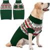 IECOii Maglia extra large per cane,XXXXL maglione taglia cane, 4XL maglia a collo alto in lana per animali domestici, maglione invernale caldo per cani, maglione per Dobermann, Dogga tedesca