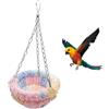 Integrity.1 Amaca per Uccelli in Pile di Corallo Verde, Letto per Calopsitte a di Parrocchetta, Morbida Amaca in Peluche per Uccelli, Lettino per Parrocchetti, per Cacatua, Fringuelli, Conuri