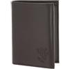Oxmox Pelle portafoglio Leather RFID Protect Kombibörse Frog 2.0 Embossed Brown marrone scuro