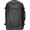 ECOHUB Zaino EasyJet 45x36x20 cm, Bagaglio a Mano 30L, 13 Tasche, Leggero | Tasca Antifurto, Sotto il Sedile, Cerniere SBS, Apertura a 180°, Resistente all'acqua, Materiale Riciclato, per Viaggi Aerei