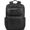 STILORD 'Astoria' Zaino in Pelle per Lavoro e Studente Zaino Porta Computer Laptop 17 Pollici Vintage Uomo Donna, Colore:nero