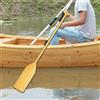 Remo in legno per canottaggio, remo in legno con impugnatura ergonomica,