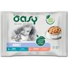 Oasy Multipack Adult Bocconcini in salsa 4 x 85 gr 2x Tonno 2x Salmone - 1° ORDINE? 20% di sconto SU BRAND ESCLUSIVI, codice BZR20