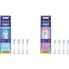 Oral-B Pulsonic Clean - Testine di ricambio per spazzolino da denti acustico, confezione da 4 & Pulsonic - Set di 4 spazzolini morbidi, per spazzolini da denti sonici, 4 pezzi