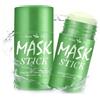 Sikeydels 2 pezzi,Mascheras Stick Maschera al Tè Verde,Green Mask Stick,Maschera Idratante Per Pulizia Profonda Pelles, Pulizia dei Pori, Idratazione Della Pelle,Per Maggior Parte Tipi di Pelle