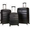 Rockland Melbourne Hardside Espandibile Ruota Trolley Bagaglio, Nero, Taglia unica, Melbourne Hardside Espandibile Ruota Trolley Bagaglio