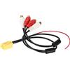 Tbest Cavo Aux o sostituzione per auto, adattatore o sostituzione per auto Mini adattatore ISO 6 pin popolare Aux Line Out 4 Chinch Kabel 4 Plug