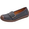 rismart Mocassino Donna Slip on Mocassini Guida Flats Casual Scarpa da Barca Grigio,38
