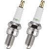 OMCGG 2 candele di ricambio F7RTC, candele di accensione per auto compatibili con NGK 5534 BPR7ES V-line-19 Champion 332 RN7YC Bosch 7992 WR5DC 4038 WR5DP AC Delco R41CXLS DEN SO W22EPR-U 3088 OEM per auto