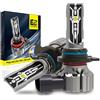 Car Passion Kit Fari LED HIR2 9012 Anabbaglianti Abbaglianti 10000 Lumen 50 Watt 6000K Bianco Ghiaccio Lampadine Auto Super Luminosi (HIR2 9012)
