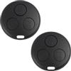 4 Pezzi Tappini Gomme Auto per Smart Fortwo Forfour 453 451 450, Cappuccio Valvola a Prova di Perdita Tappi valvole Pneumatici Auto, Cerchioni Pneumatici Accessori,C Red